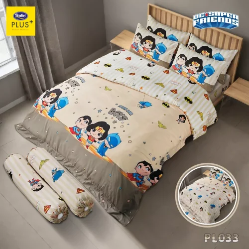 Satin Plus ชุดผ้าปูที่นอน รหัส PL033